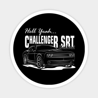 Challenger SRT Hellcat (White Print) Magnet